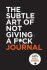 The Subtle Art of Not Giving a F*ck Journal (Defekt) - Mark Manson