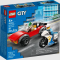 LEGO City 60392 Honička auta s policejní motorkou - 