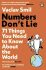 Numbers Don't Lie: 71 Things You Need to Know About the World (Defekt) - Václav Smil