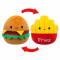 Squishmallows 2v1 Cheeseburger Carl a Hranolky Floyd 13 cm - 