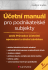 Účetní manuál pro podnikatelské subjekty - 2. vydání - Vladimír Hruška